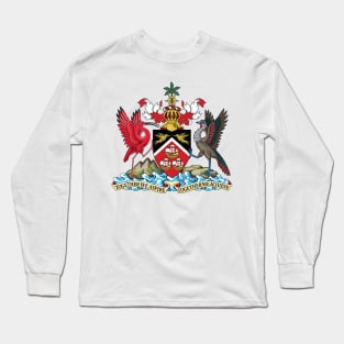 Trinidad and Tobago Coat of Arms Long Sleeve T-Shirt